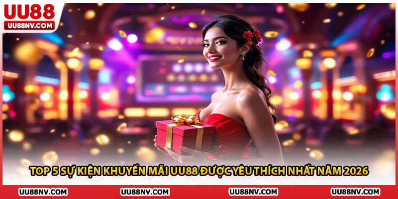 Top 5 sự kiện khuyến mãi UU88 được yêu thích nhất năm 2026